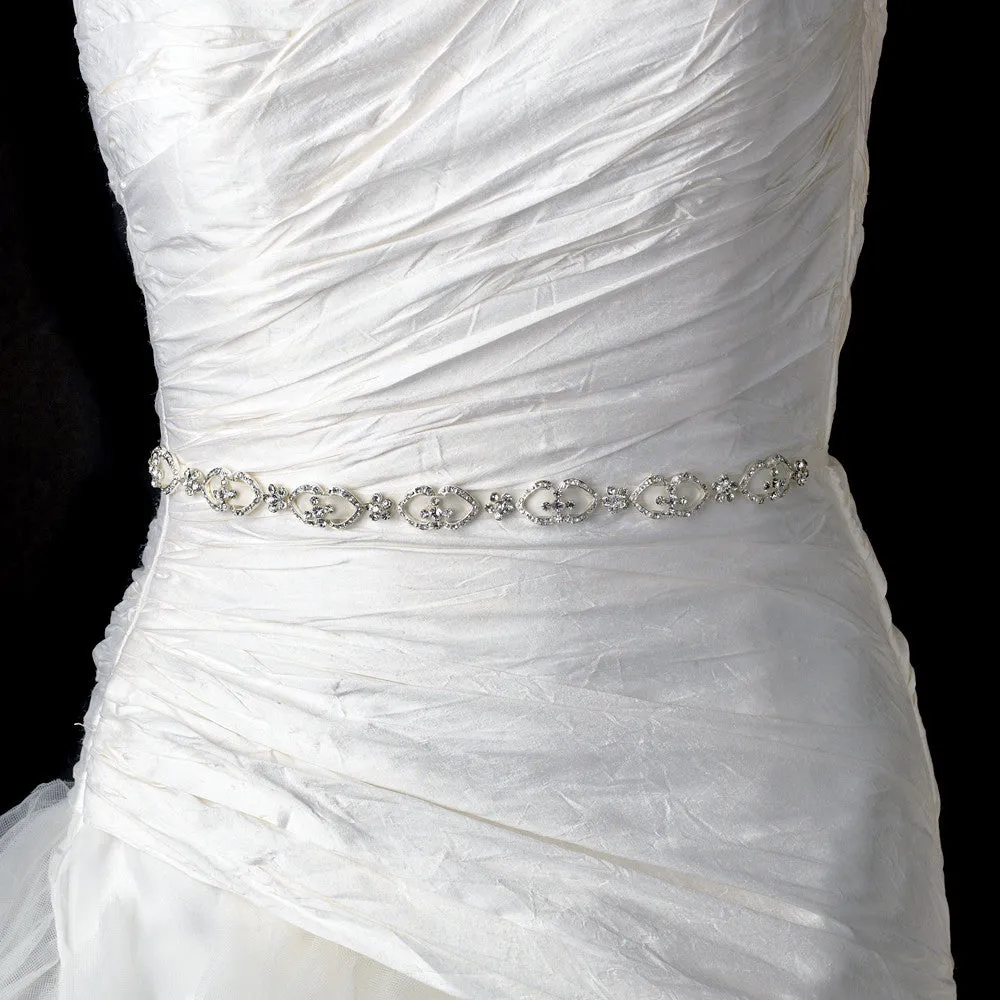 * Elegant White or Ivory Pearl Bridal Wedding Ribbon Bridal Wedding Headband 6469