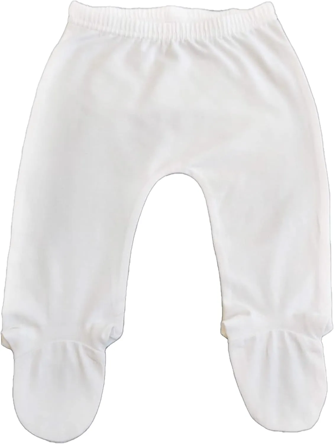 123 Bear Baby Soft Cotton Spandex Pants with Feet