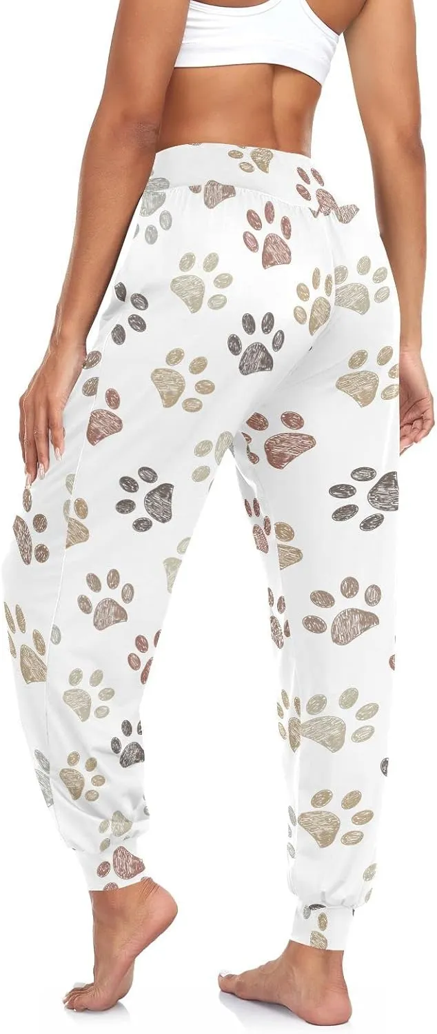 Aflyko Women Boho Trousers Comfy Sweatpants Yoga Urban Dance Pants S-2XL