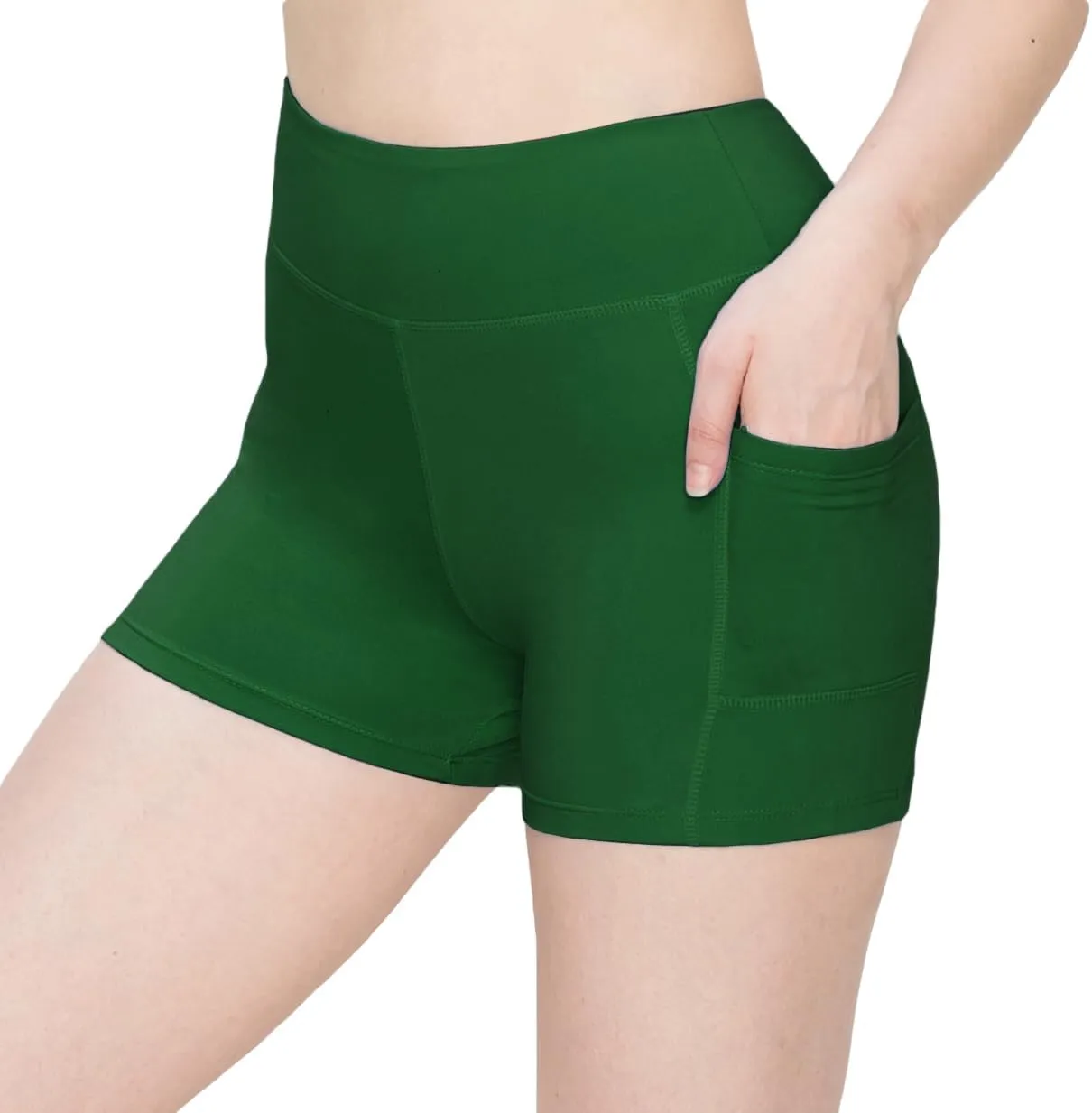 ALWAYS Women's 3" Soft Biker Shorts with Pockets