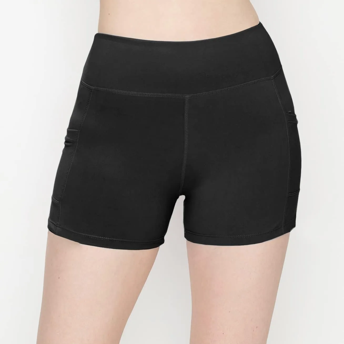 ALWAYS Women's 3" Soft Biker Shorts with Pockets