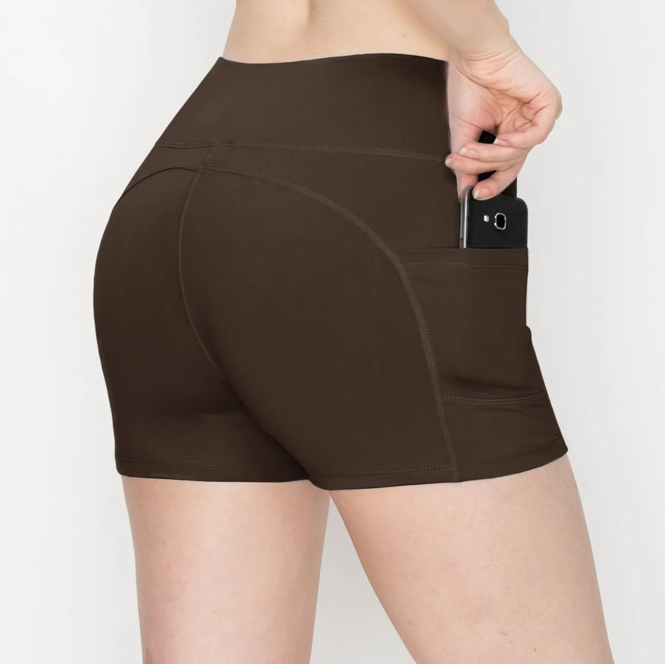 ALWAYS Women's 3" Soft Biker Shorts with Pockets