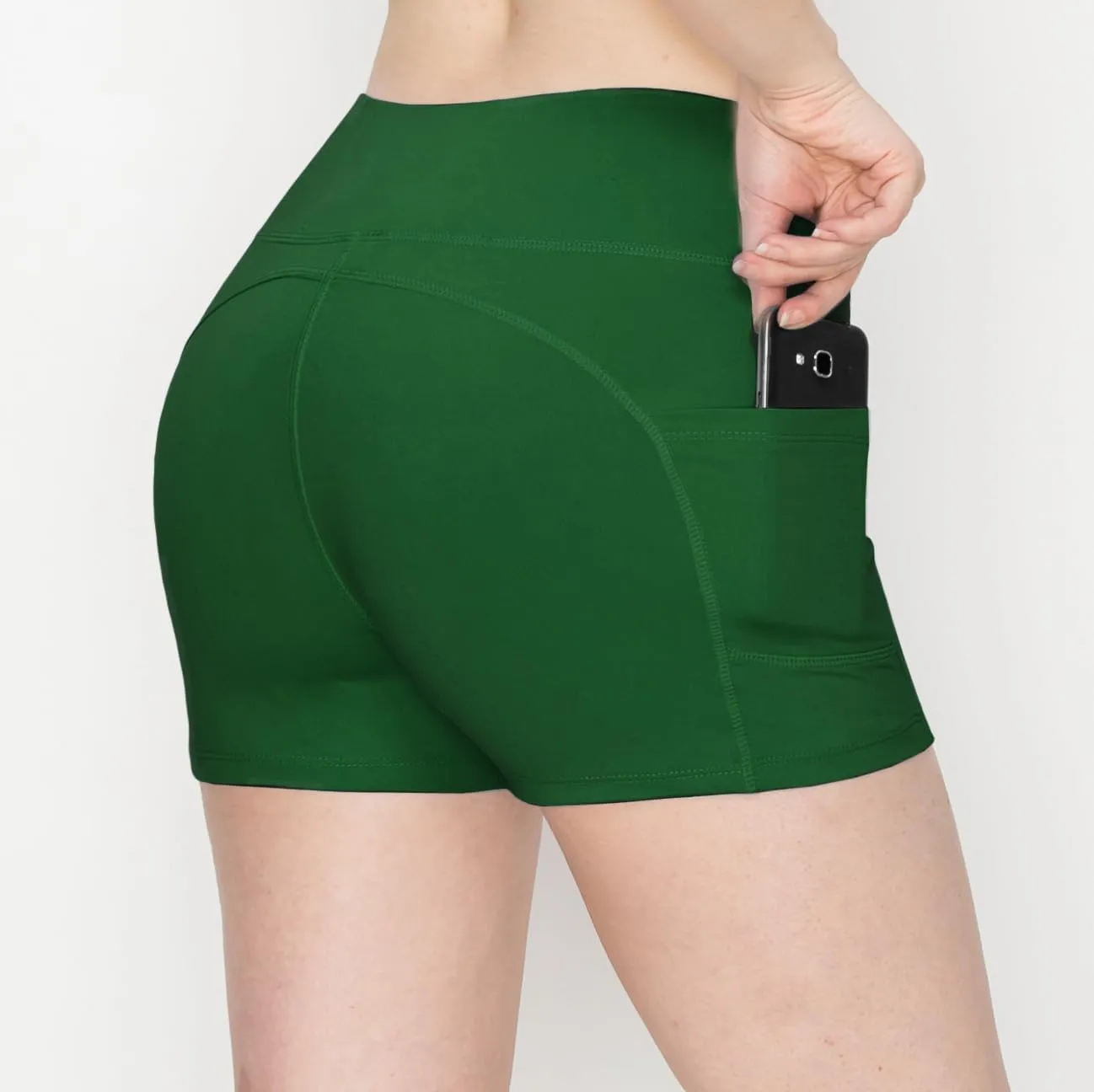 ALWAYS Women's 3" Soft Biker Shorts with Pockets