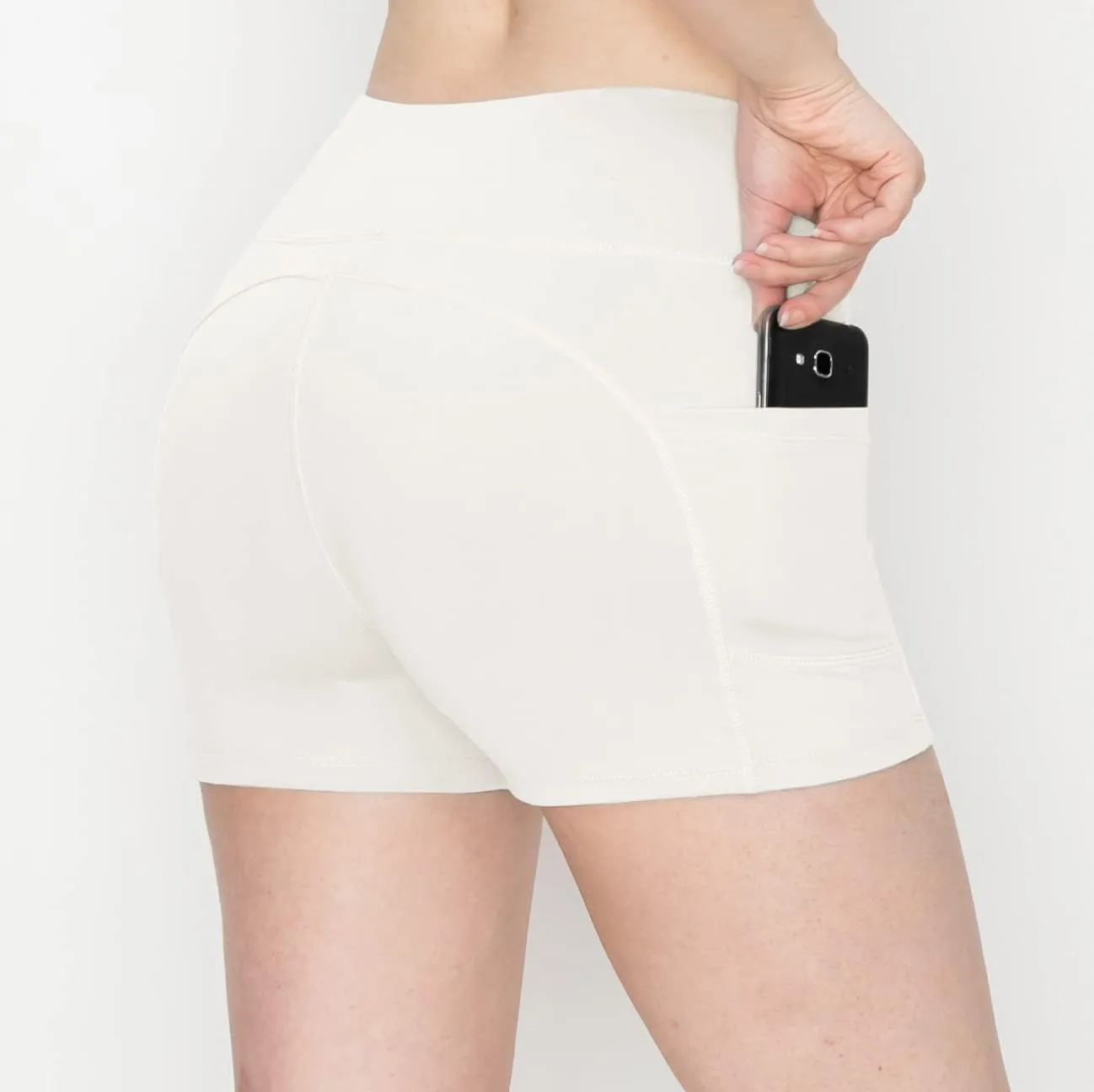 ALWAYS Women's 3" Soft Biker Shorts with Pockets