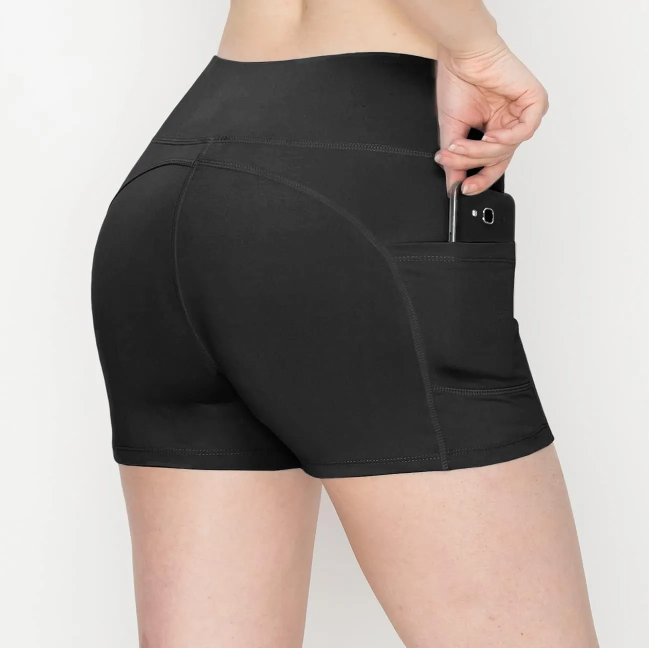 ALWAYS Women's 3" Soft Biker Shorts with Pockets