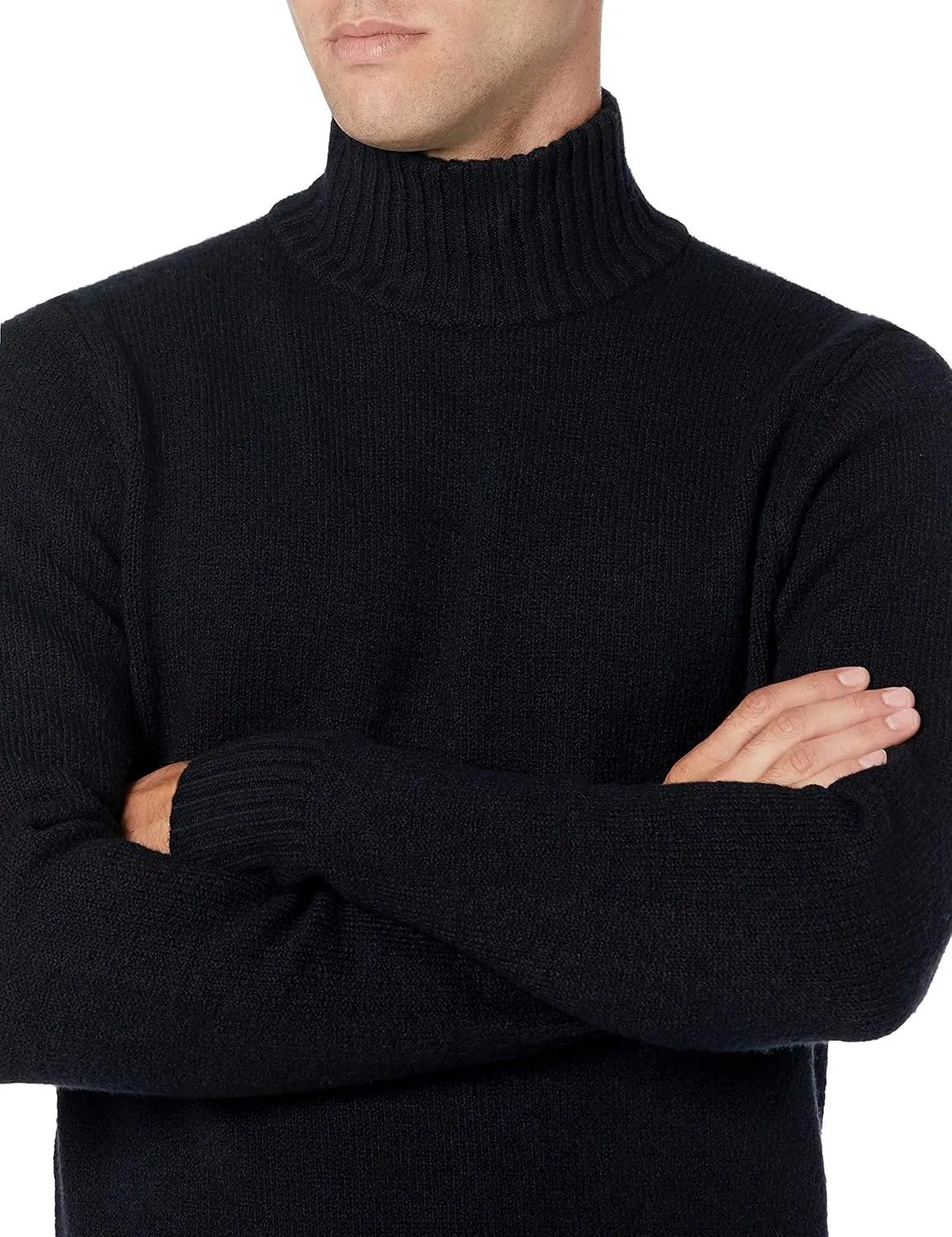 Amazon Essentials Men's Long-Sleeve Soft Touch Turtleneck Sweater