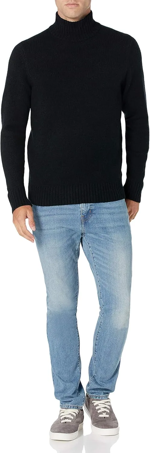 Amazon Essentials Men's Long-Sleeve Soft Touch Turtleneck Sweater