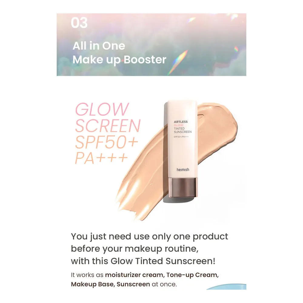Artless Glow Tinted Sunscreen Shine Beige SPF50  PA   