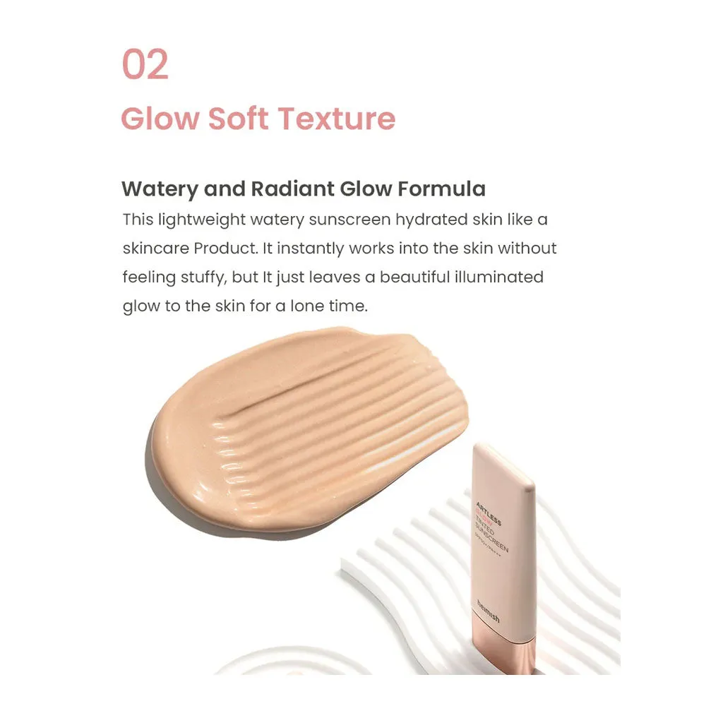 Artless Glow Tinted Sunscreen Shine Beige SPF50  PA   
