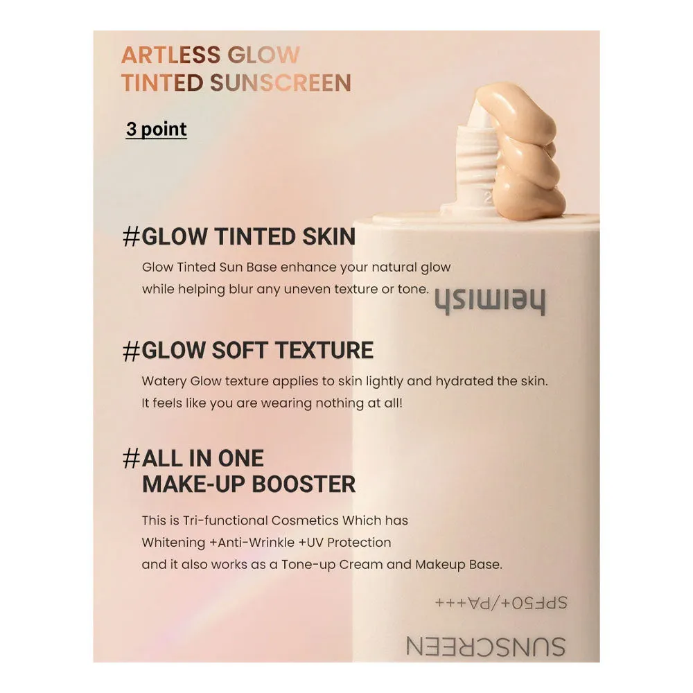 Artless Glow Tinted Sunscreen Shine Beige SPF50  PA   