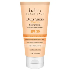 Babo Botanicals Daily Sheer SPF 30 Tinted Sunscreen - Natural Glow