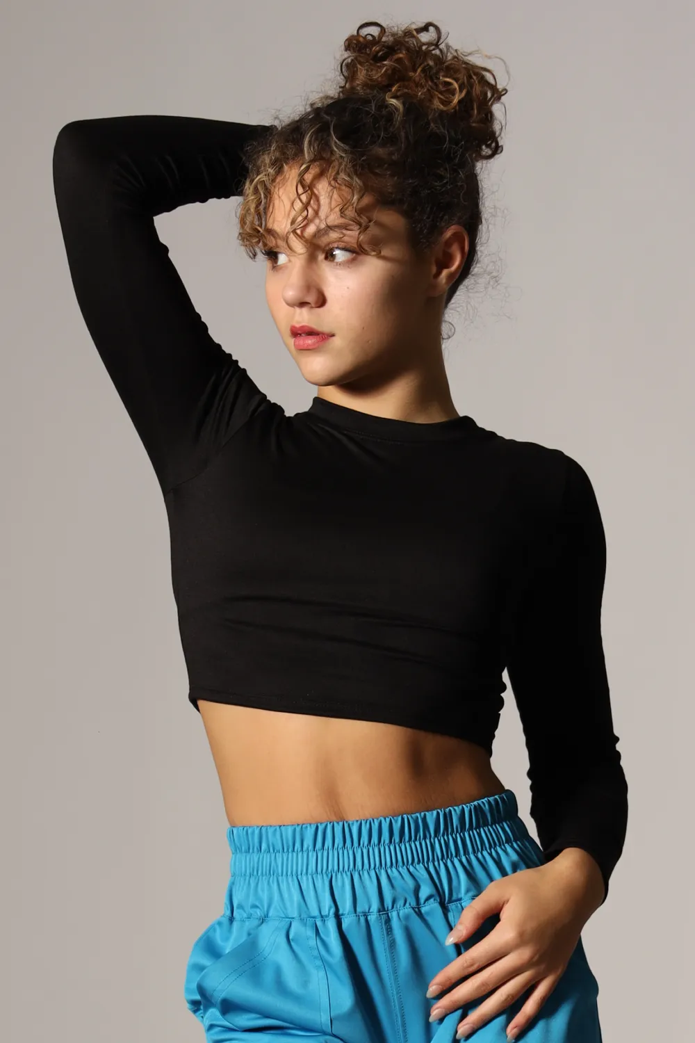 Baby Soft Long Sleeved Tee - Black - FINAL SALE