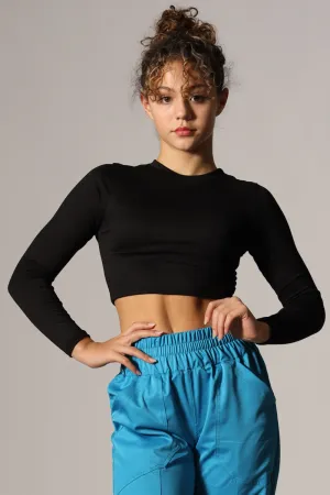 Baby Soft Long Sleeved Tee - Black - FINAL SALE