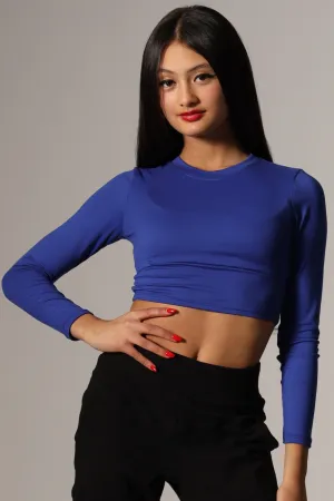 Baby Soft Long Sleeved Tee - Royal - FINAL SALE