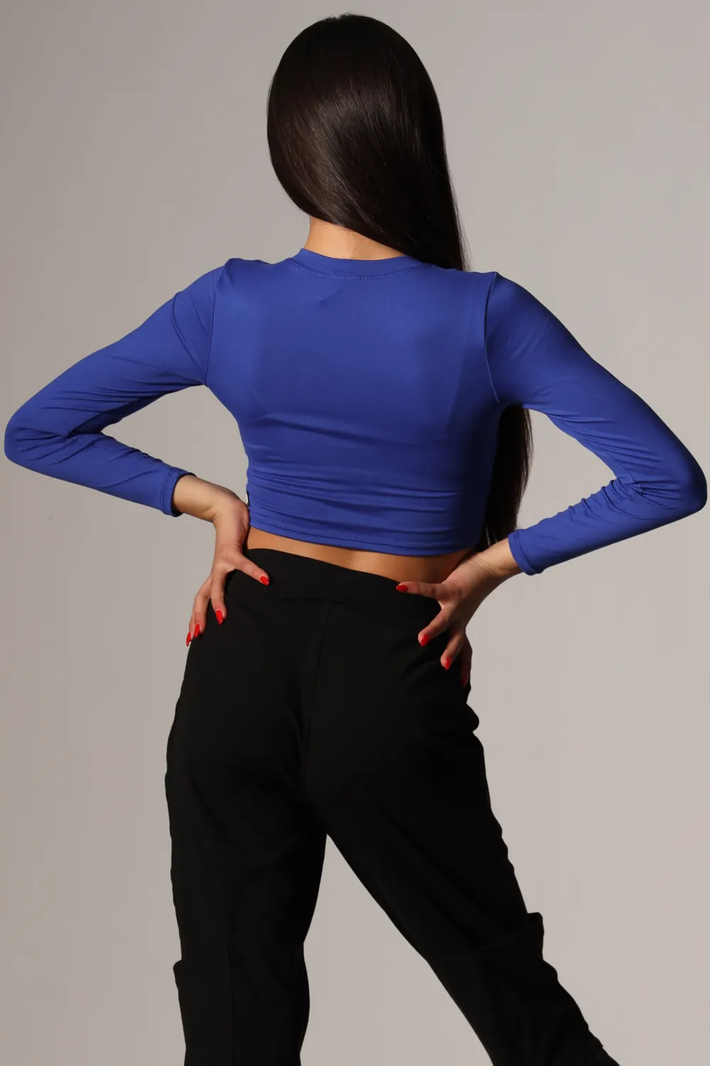 Baby Soft Long Sleeved Tee - Royal - FINAL SALE