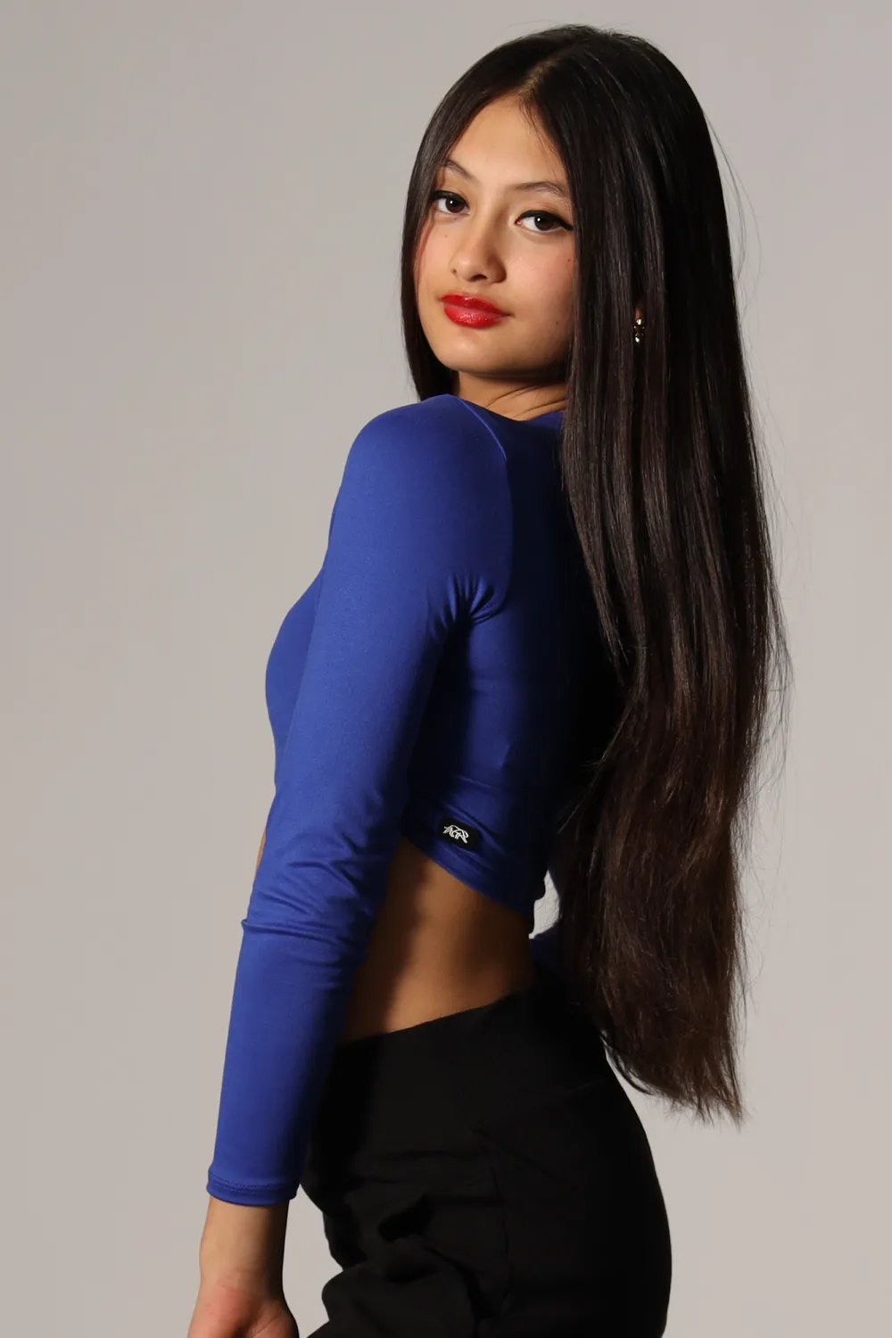 Baby Soft Long Sleeved Tee - Royal - FINAL SALE