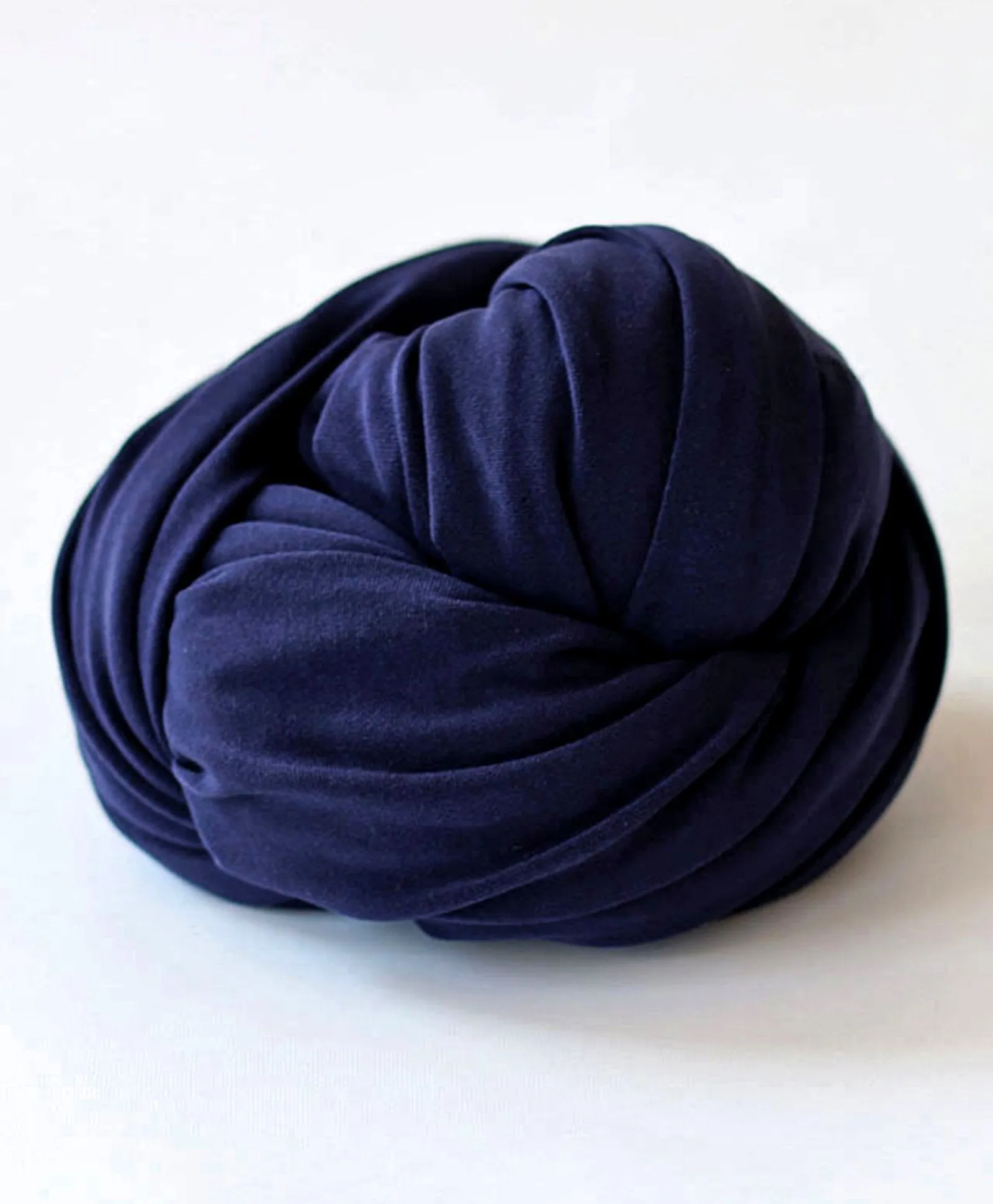 Babymoon Jersey Stretchble Baby Photography Shoot Wrap Cloth- Navy Blue