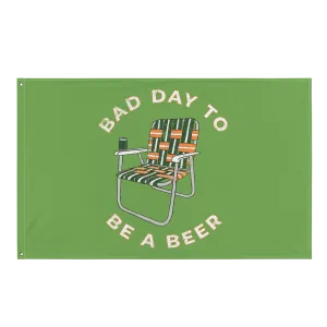 Bad Day To Be A Beer Green Flag