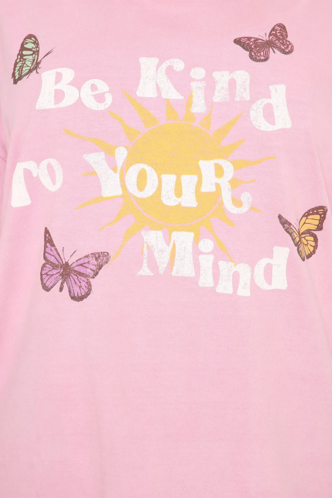 Be Kind To Your Mind Tee - Mauve