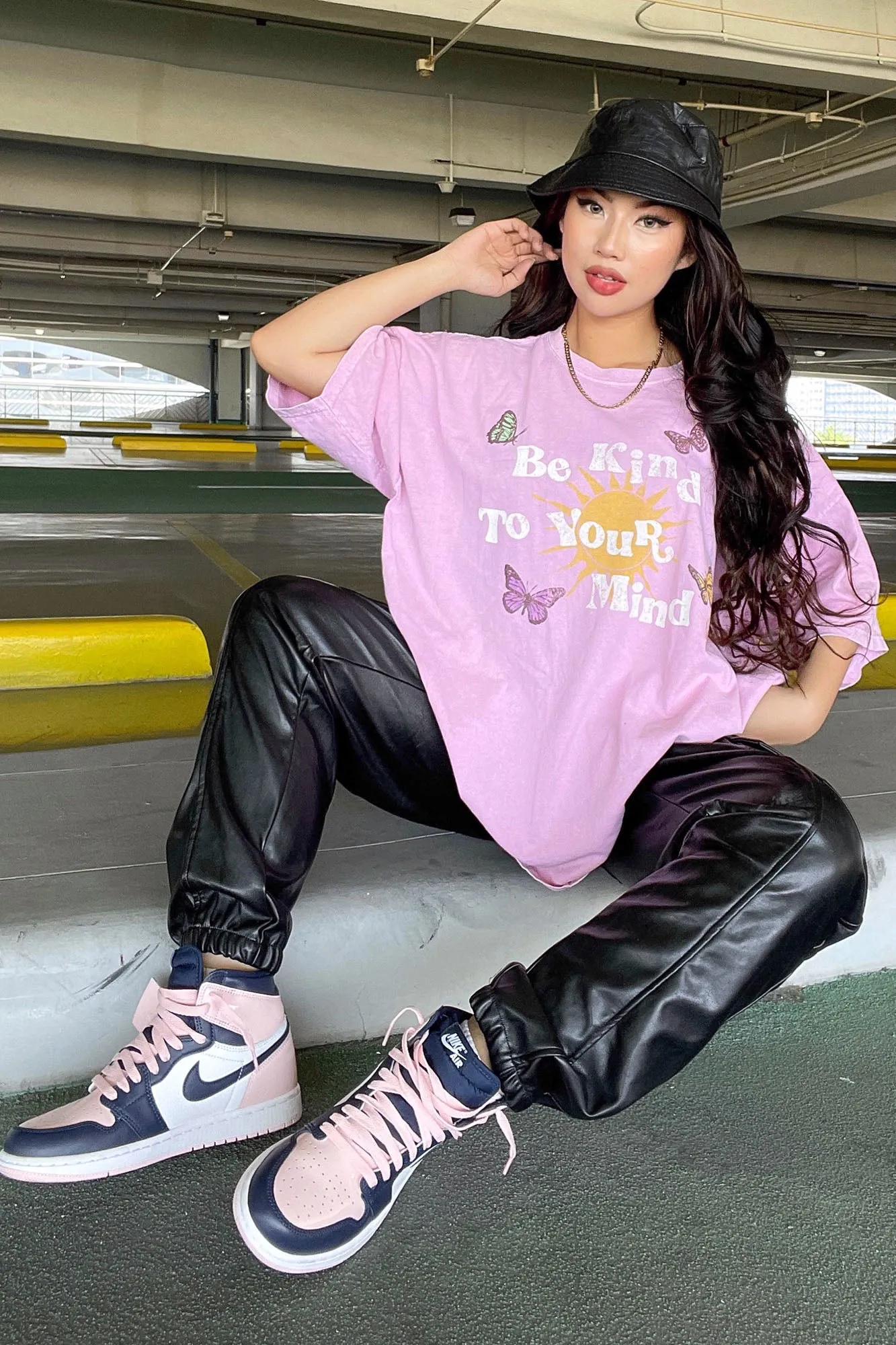 Be Kind To Your Mind Tee - Mauve