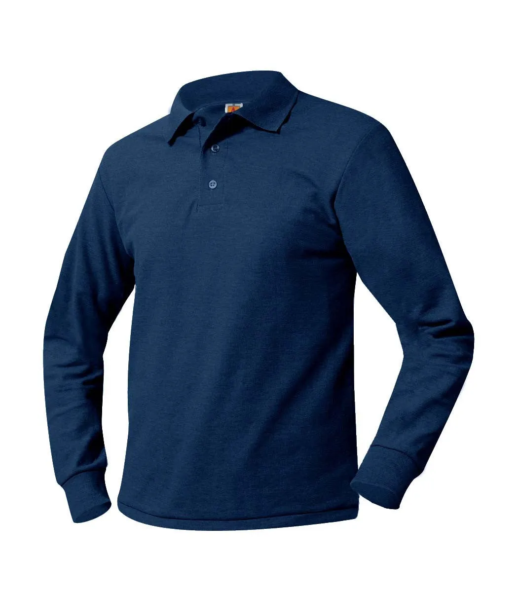 Bishop Dunn L/S Knit Shirt w/logo : Youth Sizes
