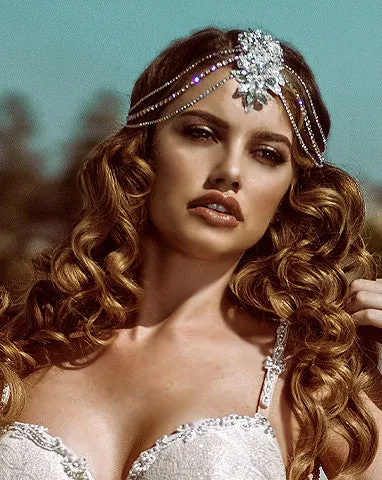 Bridal headpiece - Bohemian headjewellery  - Allegra by Kezani
