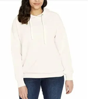 Buffalo David Bitton Womens Super Soft Hoodie Ivory