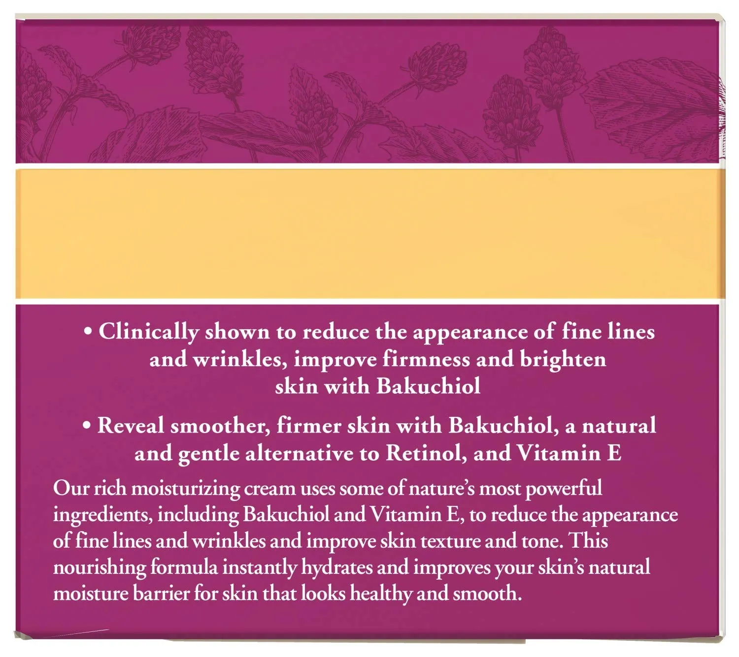 Burt's Bees Renewal Firming Face Cream, Anti-Aging Retinol Alternative, Moisturizing Natural Skin Care, 1.8 Ounce (Packaging May Vary)