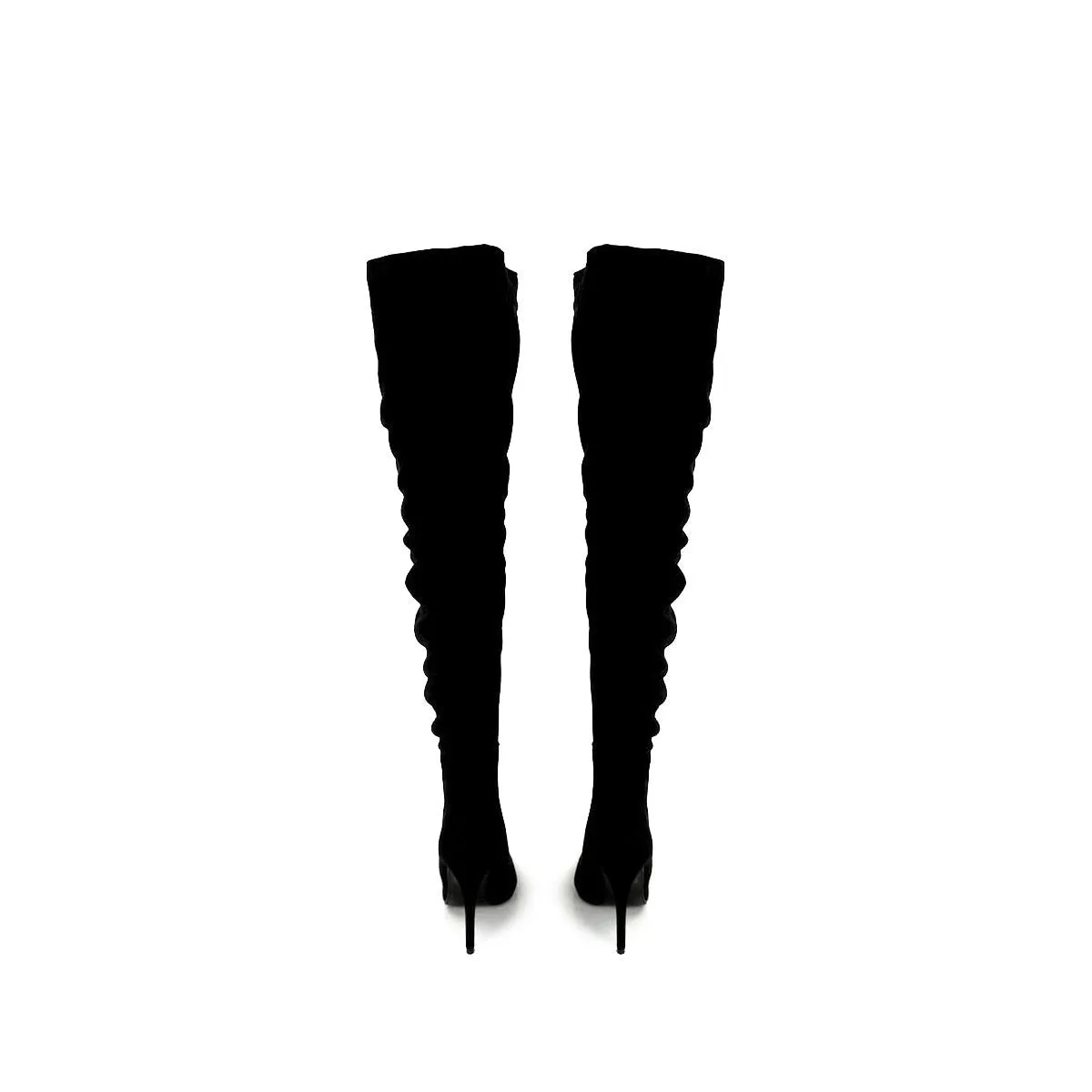 Callie Stiletto Over Knee Ruched Boot