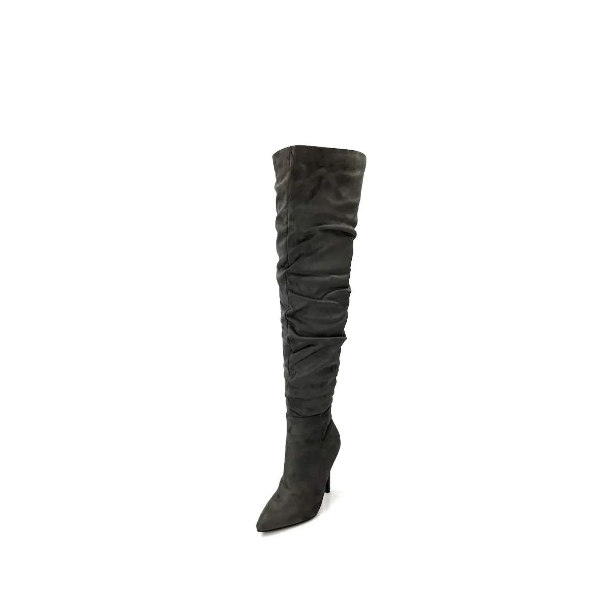 Callie Stiletto Over Knee Ruched Boot