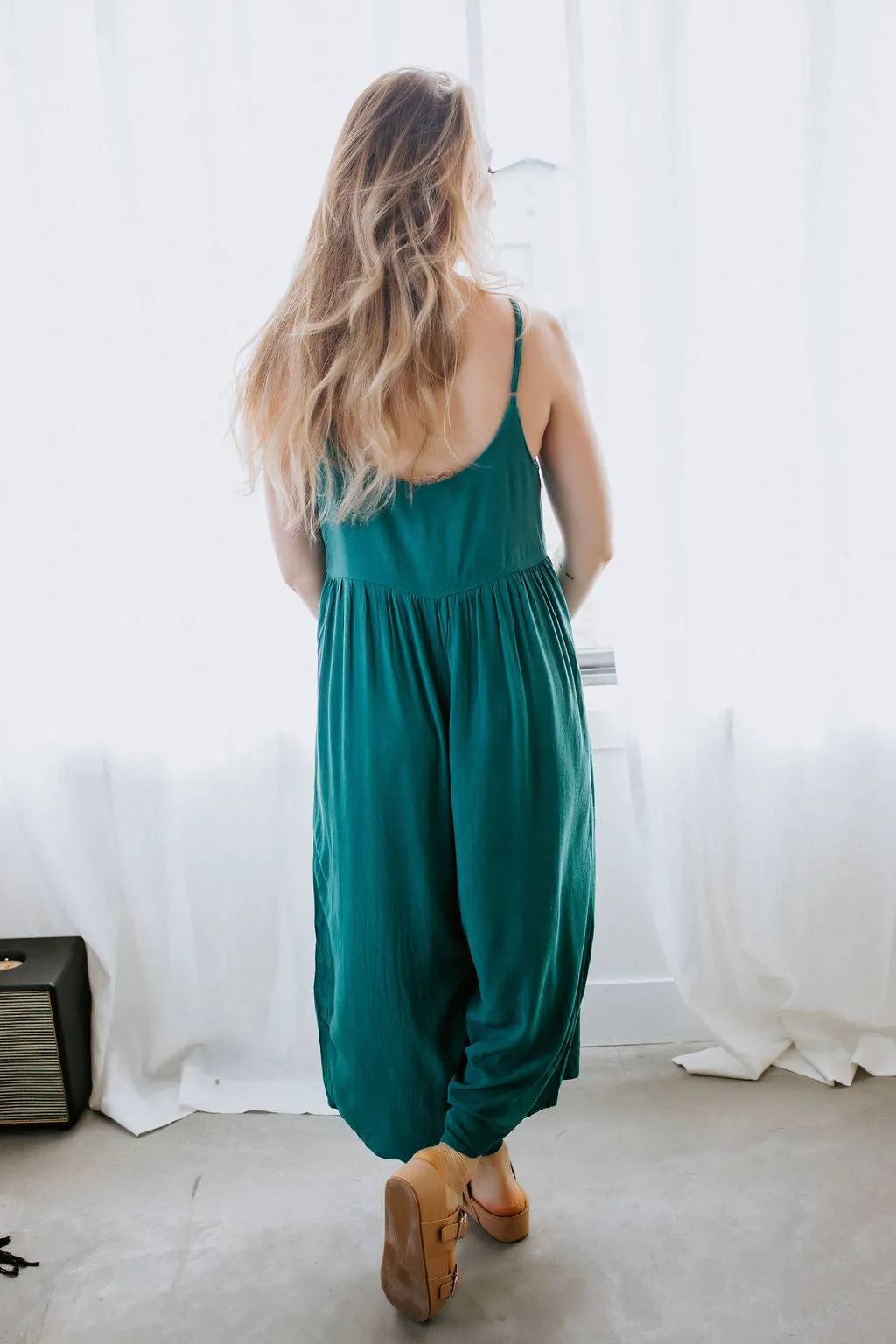 Can't Deny Button Down Jumpsuit