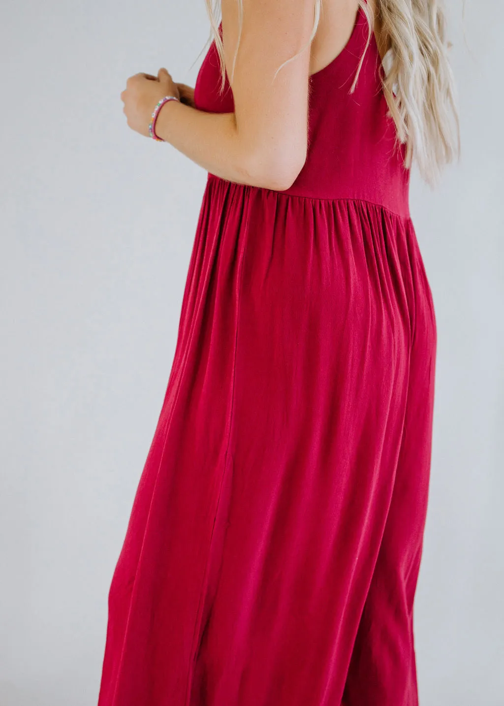 Can't Deny Button Down Jumpsuit