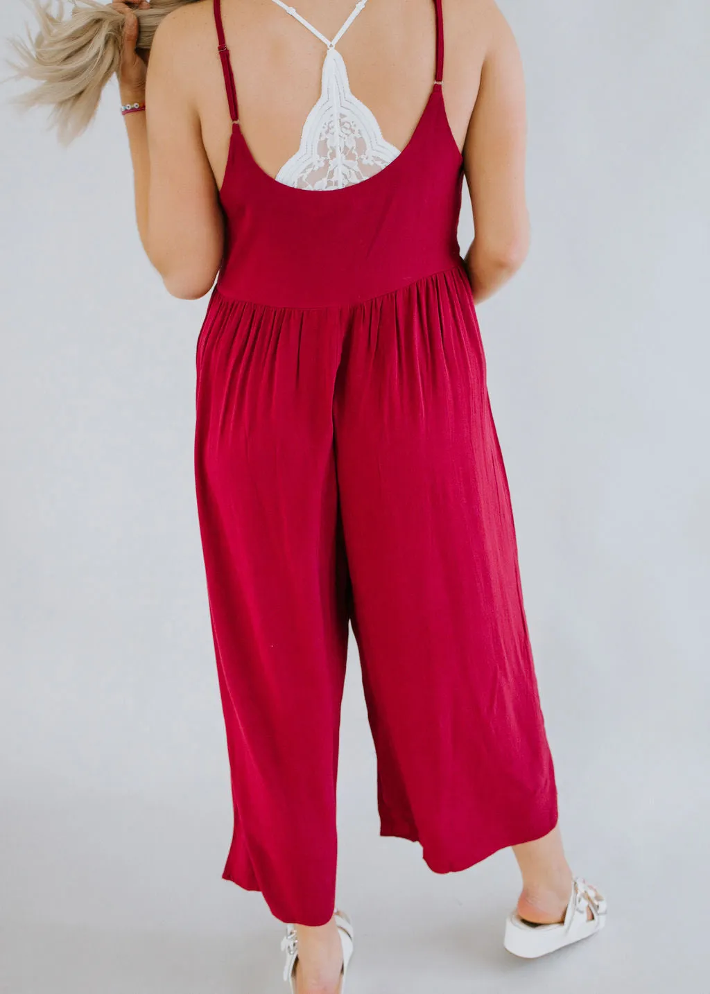 Can't Deny Button Down Jumpsuit