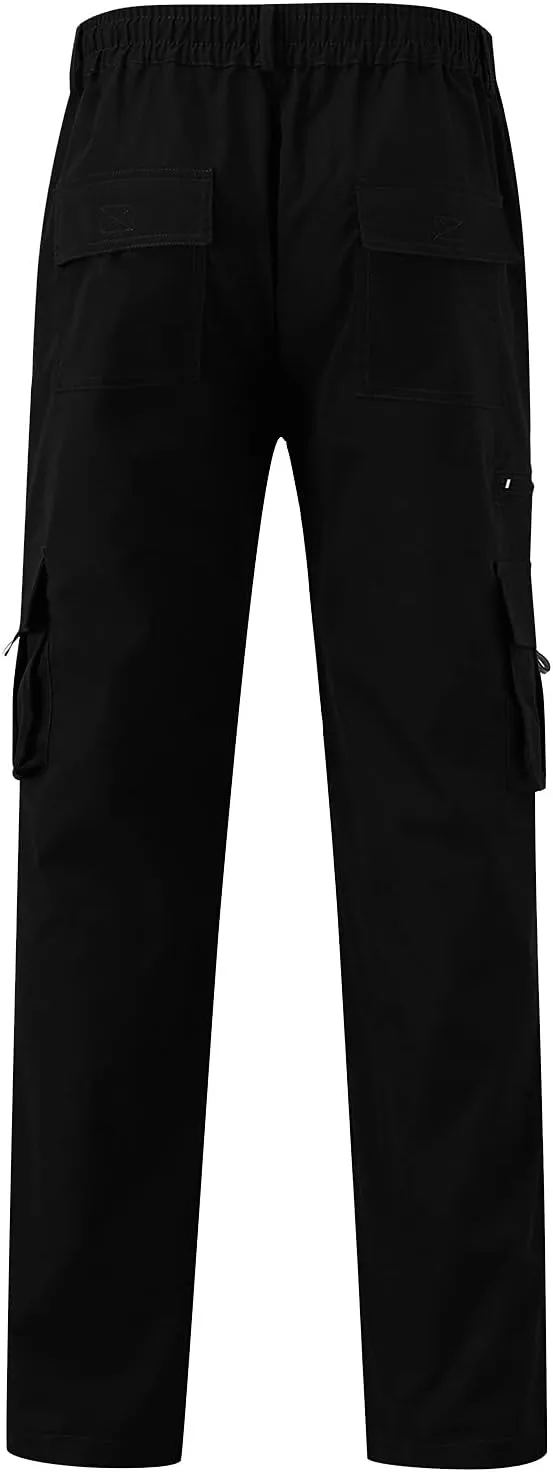 Cargo Pants for Men Jogger Club Running Athletic Sports Track Pants Hiking Sweat Pant Casual Straight Leg Work Trousers