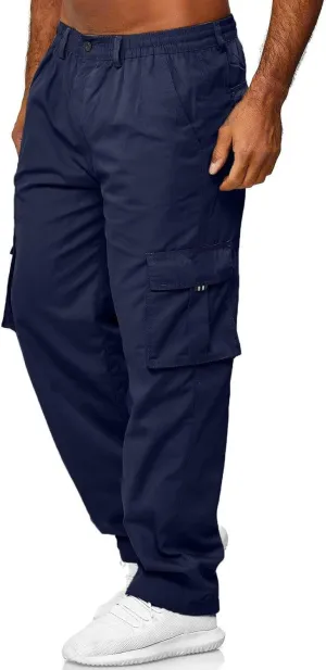 Cargo Pants for Men Jogger Club Running Athletic Sports Track Pants Hiking Sweat Pant Casual Straight Leg Work Trousers