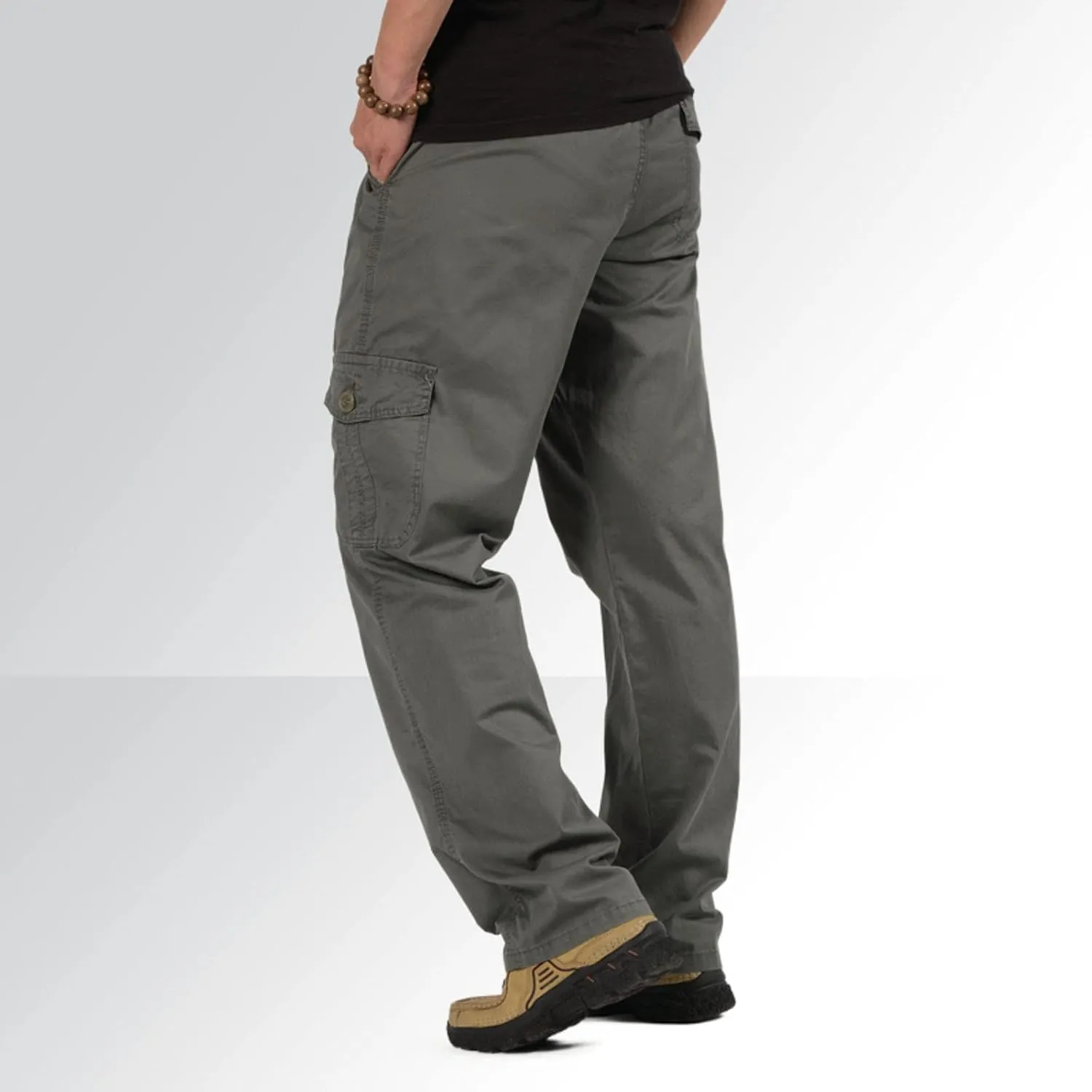 Cargo Pants for Men,Mens Pants Cargo Joggers Fleece Sweatpants Casual Pant with Pockets Chino Slim Fit Trousers