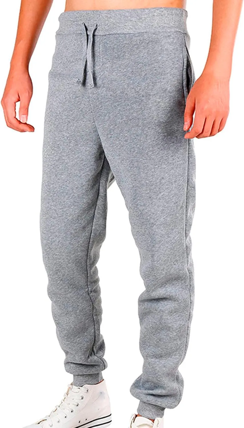 Cargo Trousers for Men Track Pants Gym Running Workout Sweatpants with Zipper Pockets Mens Sweatpants with Pockets
