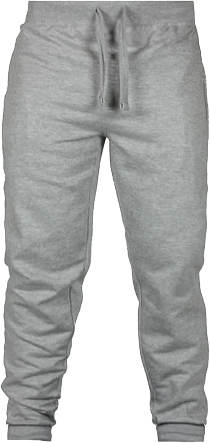 Cargo Trousers for Men Track Pants Gym Running Workout Sweatpants with Zipper Pockets Mens Sweatpants with Pockets
