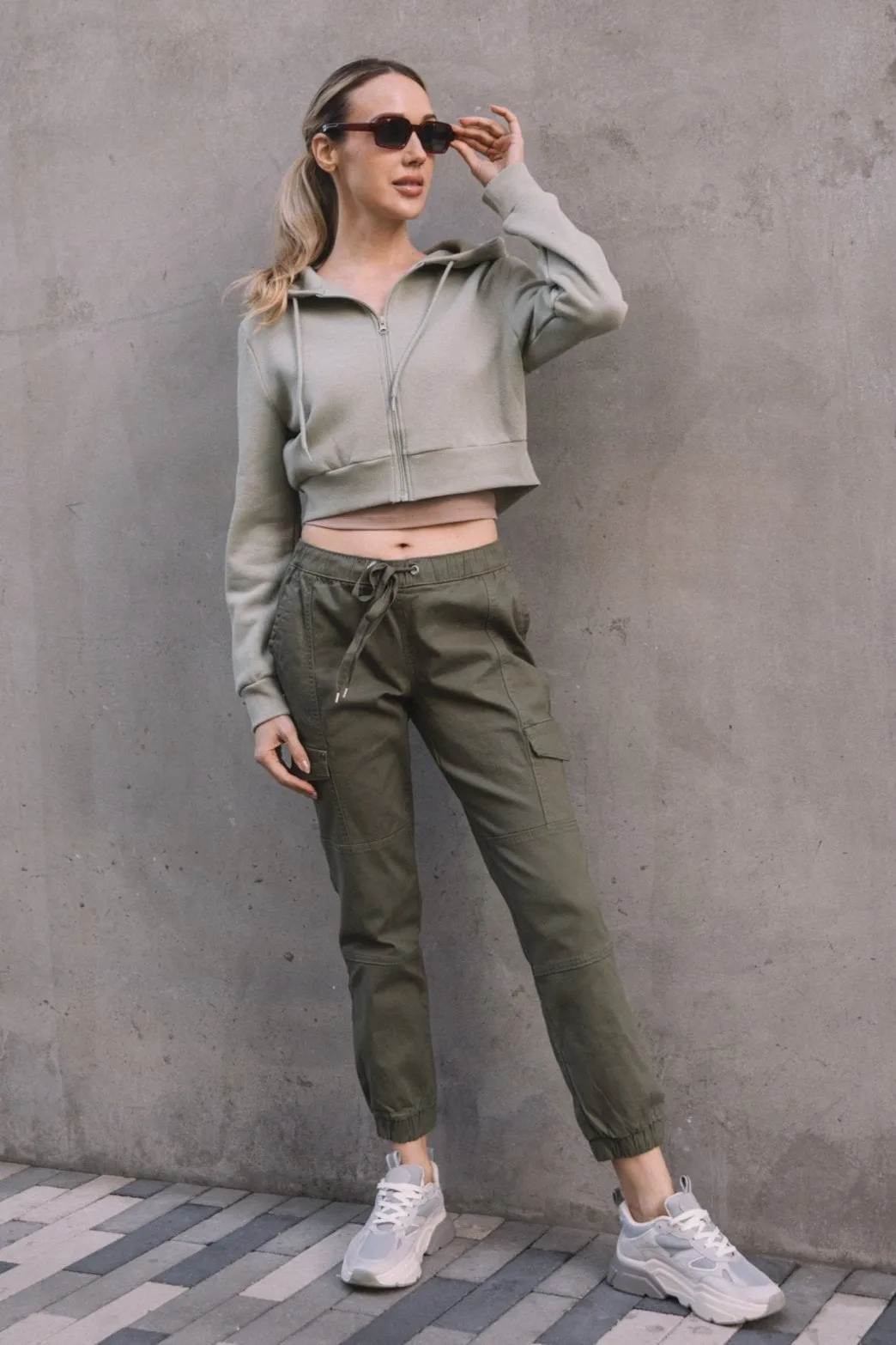 Cargo Utility Jogger - Olive Rinse