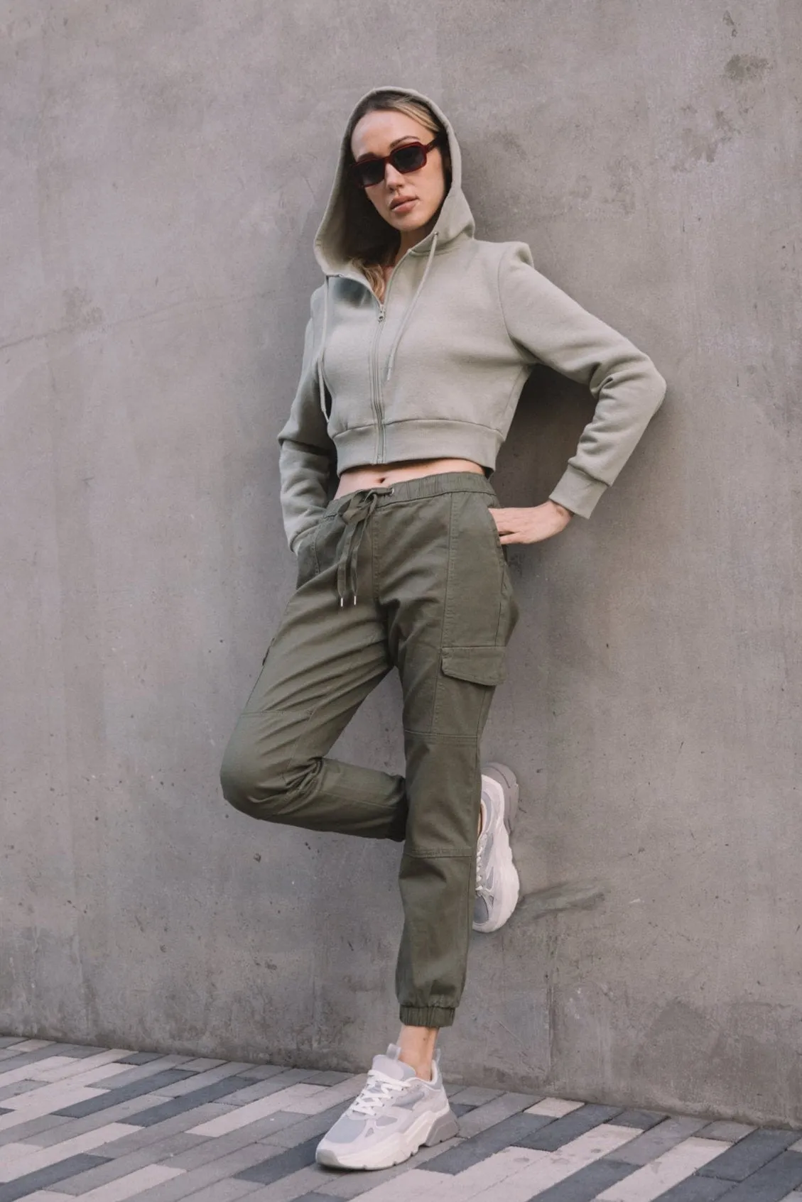 Cargo Utility Jogger - Olive Rinse