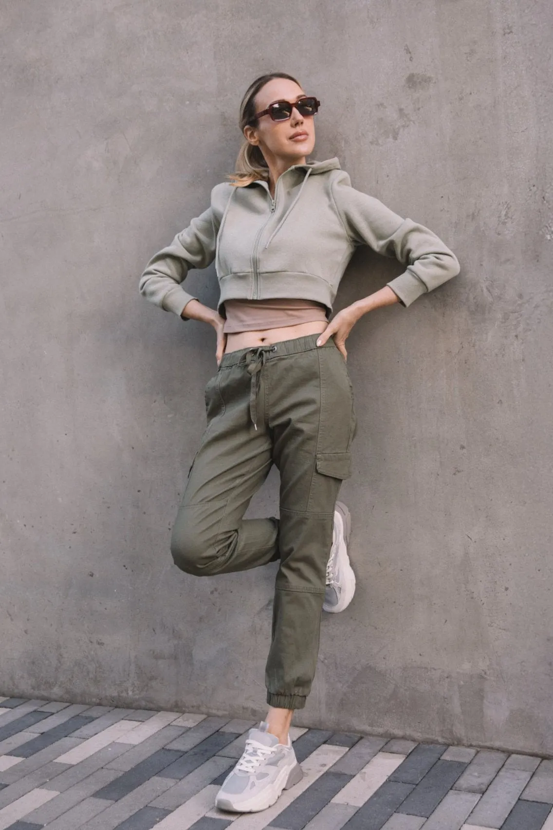 Cargo Utility Jogger - Olive Rinse
