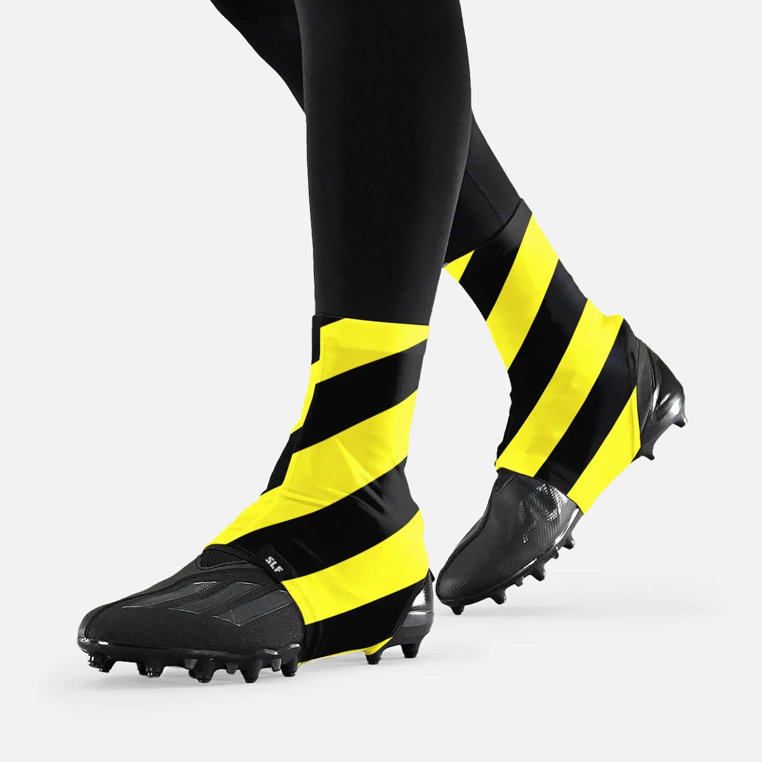 Caution Stripes Spats / Cleat Covers