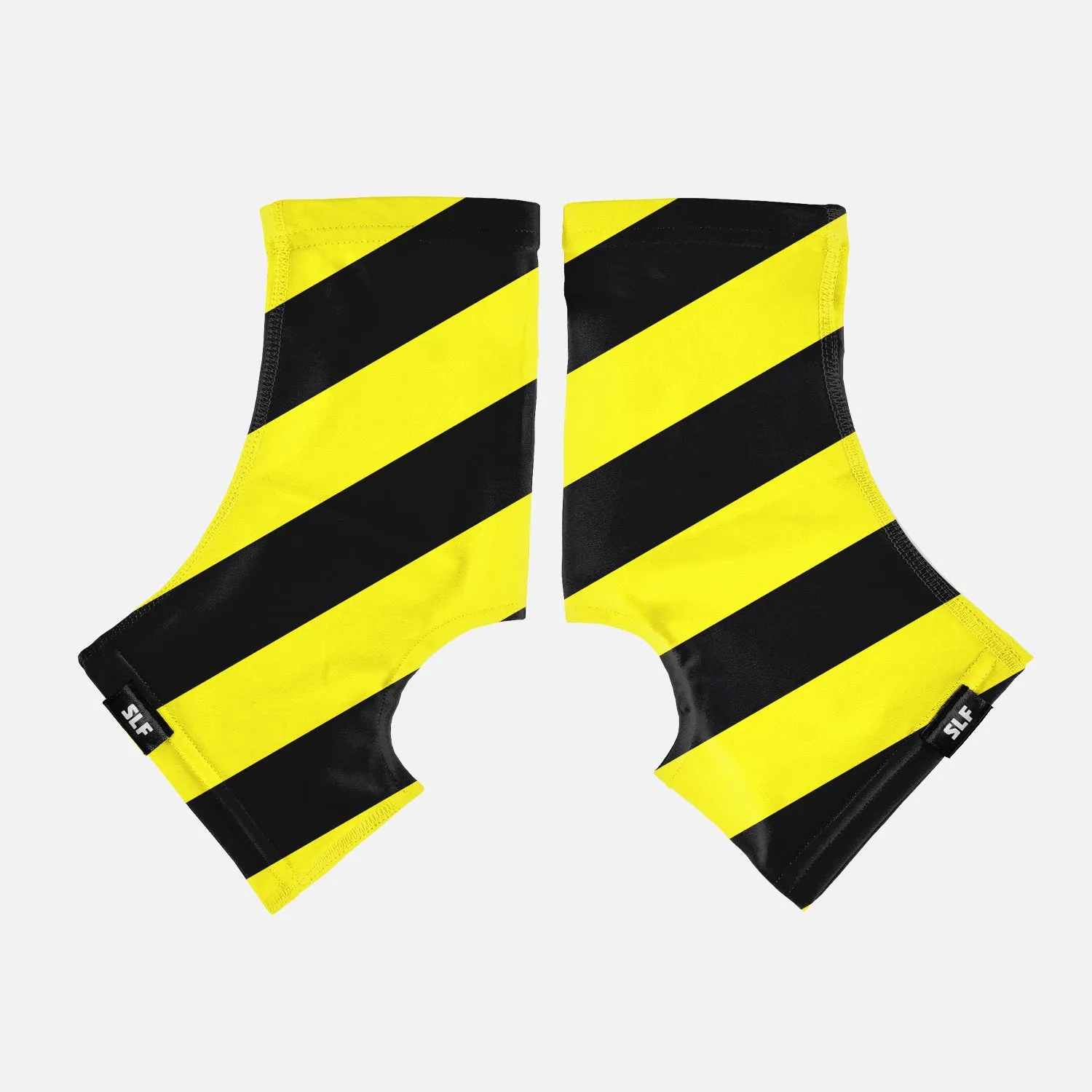 Caution Stripes Spats / Cleat Covers