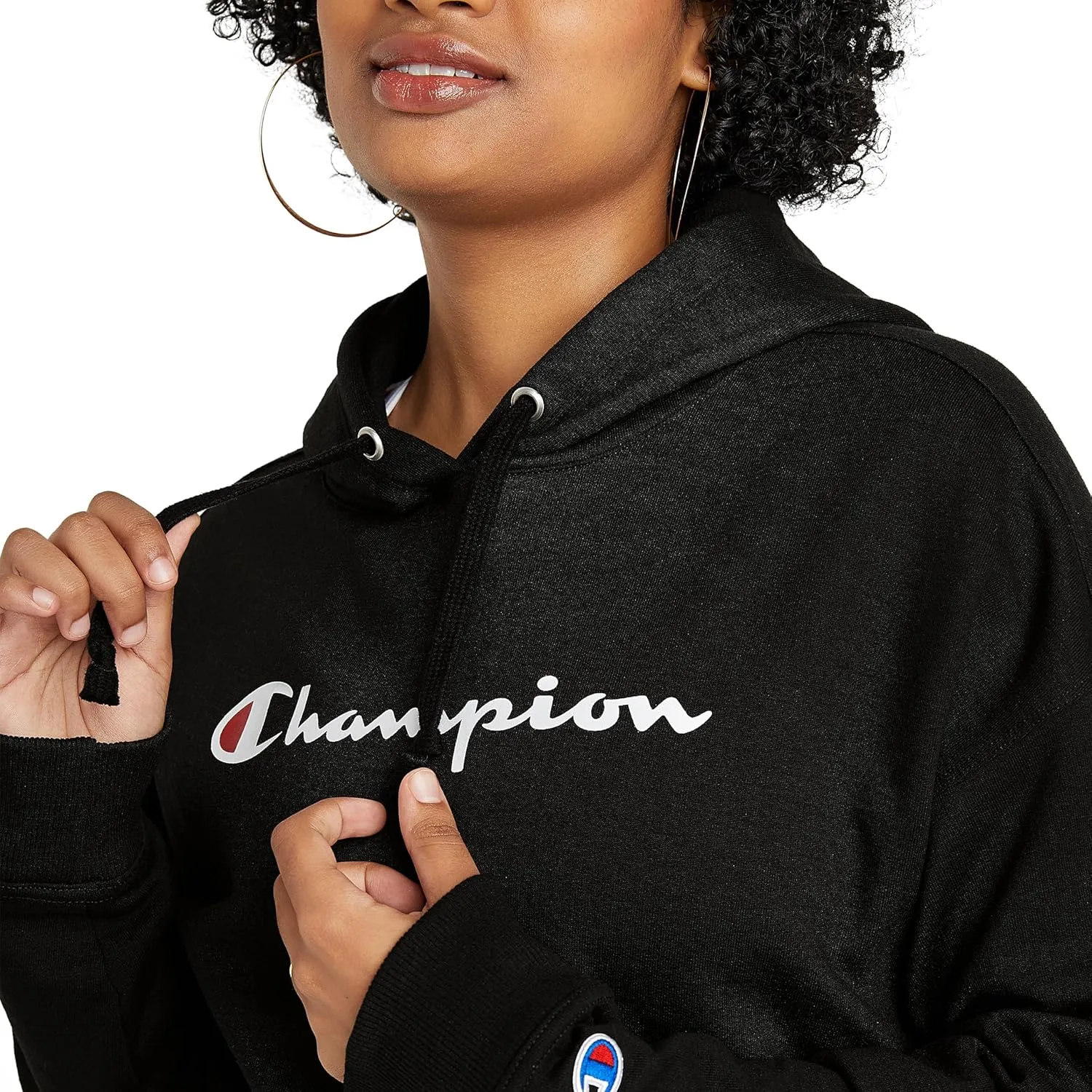 Champion Women's Hoodie, Powerblend, Fleece, Comfortable Hoodie Sweatshirt for Women (Plus Size Available)