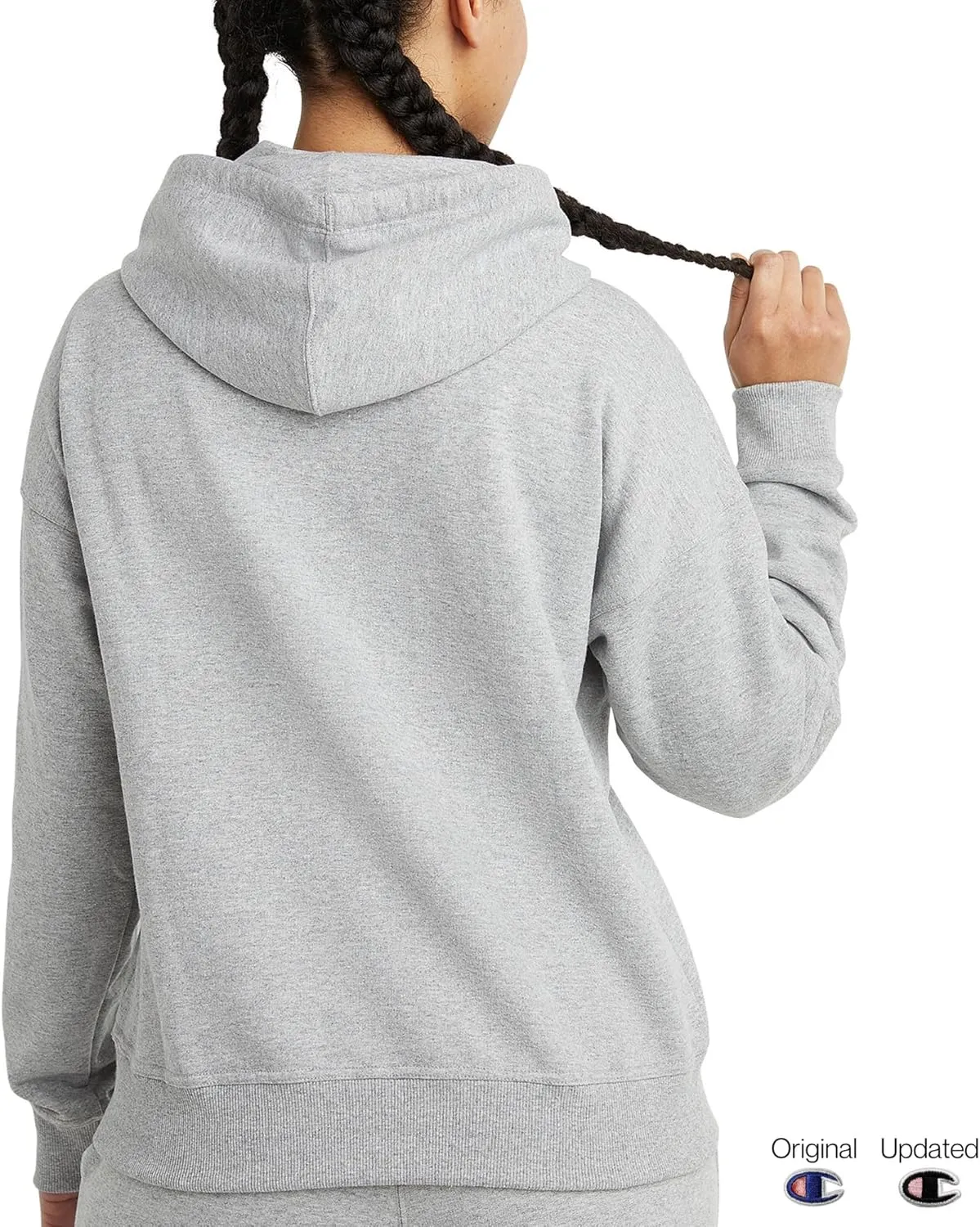Champion Women's Hoodie, Powerblend, Fleece, Comfortable Hoodie Sweatshirt for Women (Plus Size Available)