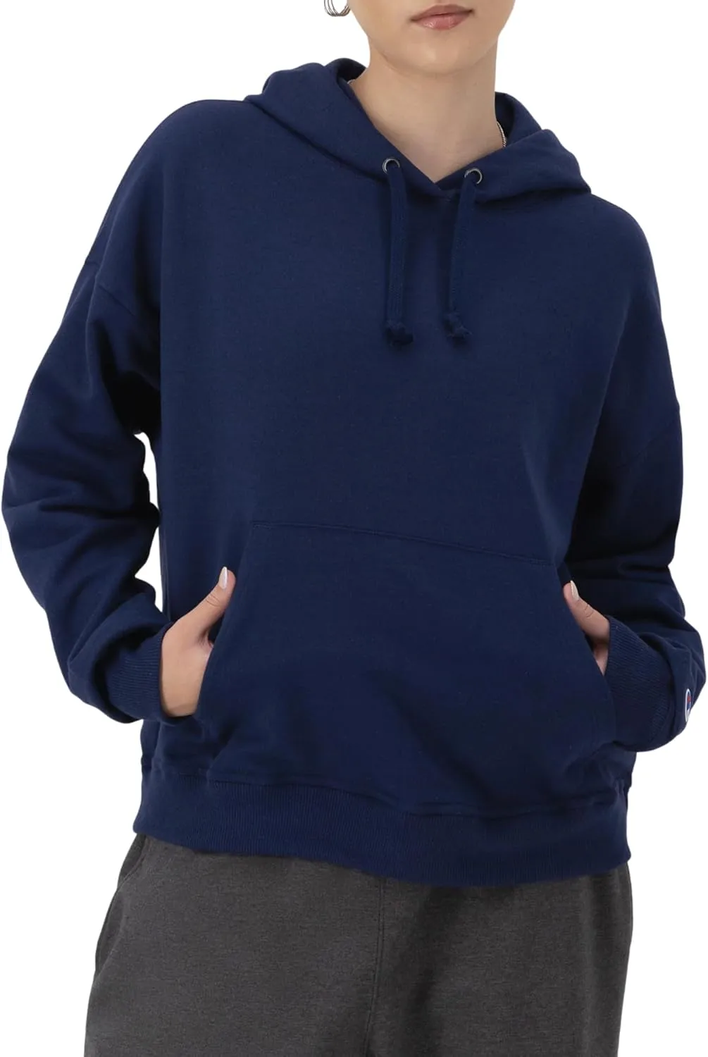 Champion Women's Hoodie, Powerblend, Fleece, Comfortable Hoodie Sweatshirt for Women (Plus Size Available)