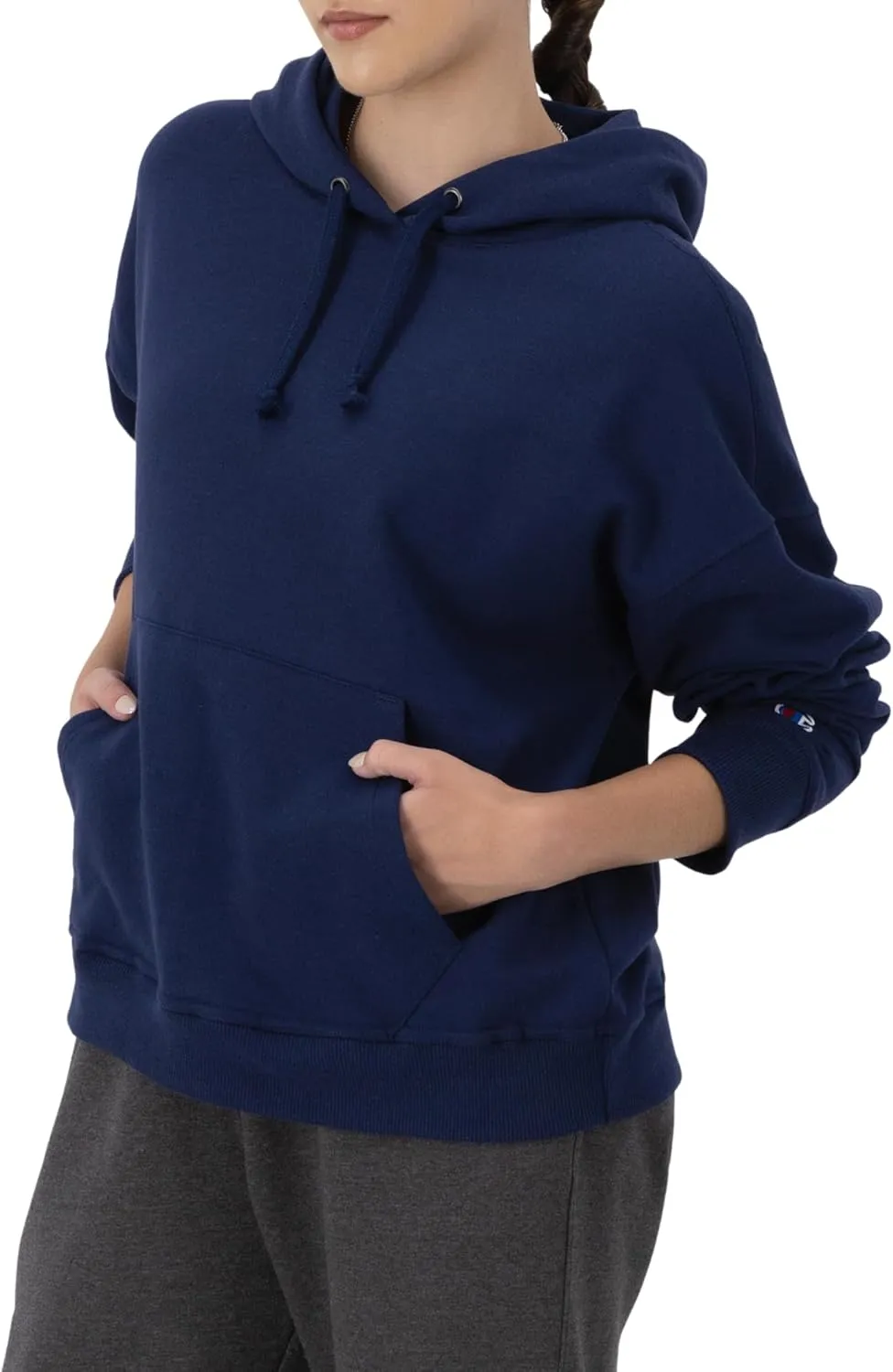 Champion Women's Hoodie, Powerblend, Fleece, Comfortable Hoodie Sweatshirt for Women (Plus Size Available)