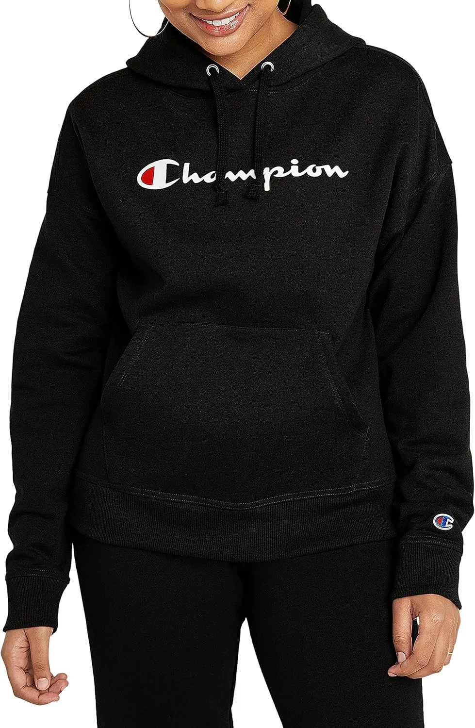 Champion Women's Hoodie, Powerblend, Fleece, Comfortable Hoodie Sweatshirt for Women (Plus Size Available)