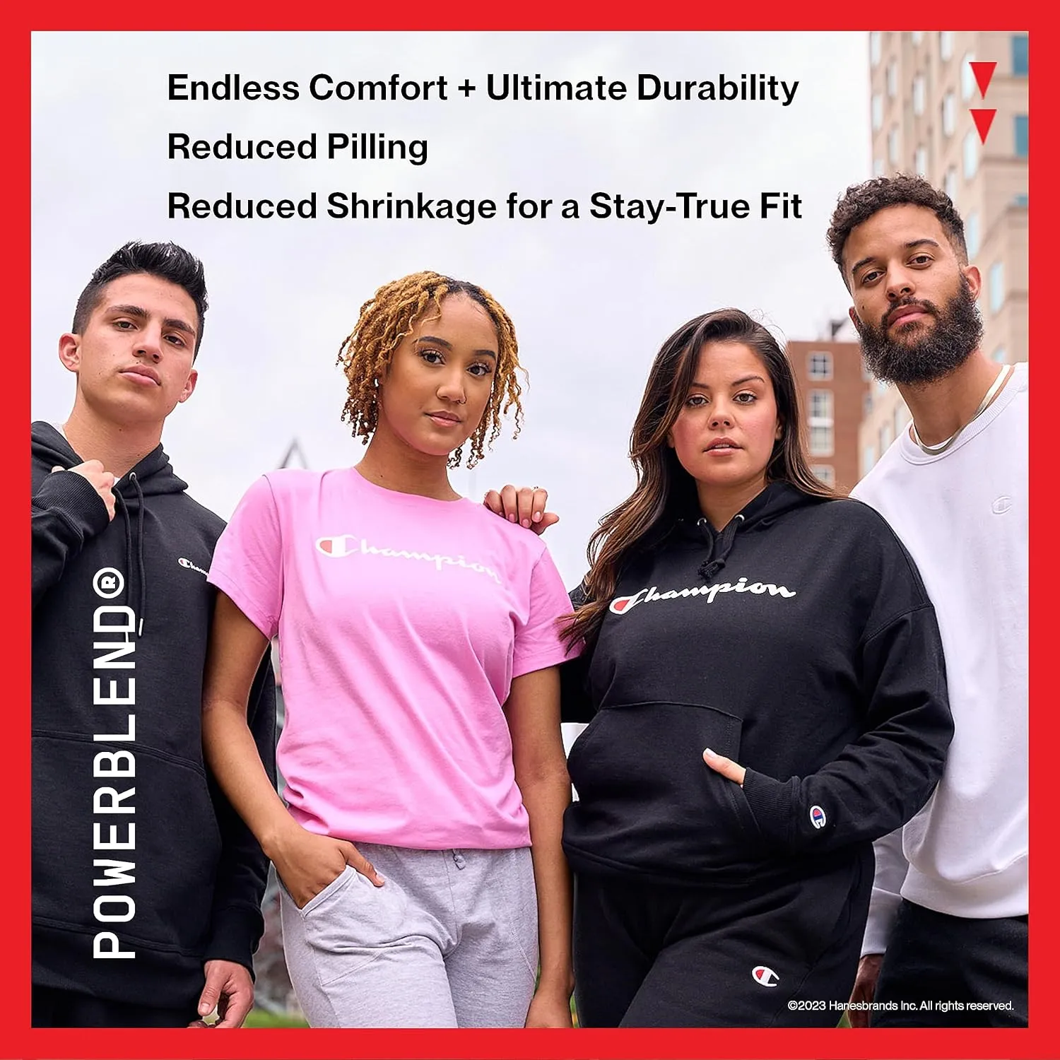 Champion Women's Hoodie, Powerblend, Fleece, Comfortable Hoodie Sweatshirt for Women (Plus Size Available)