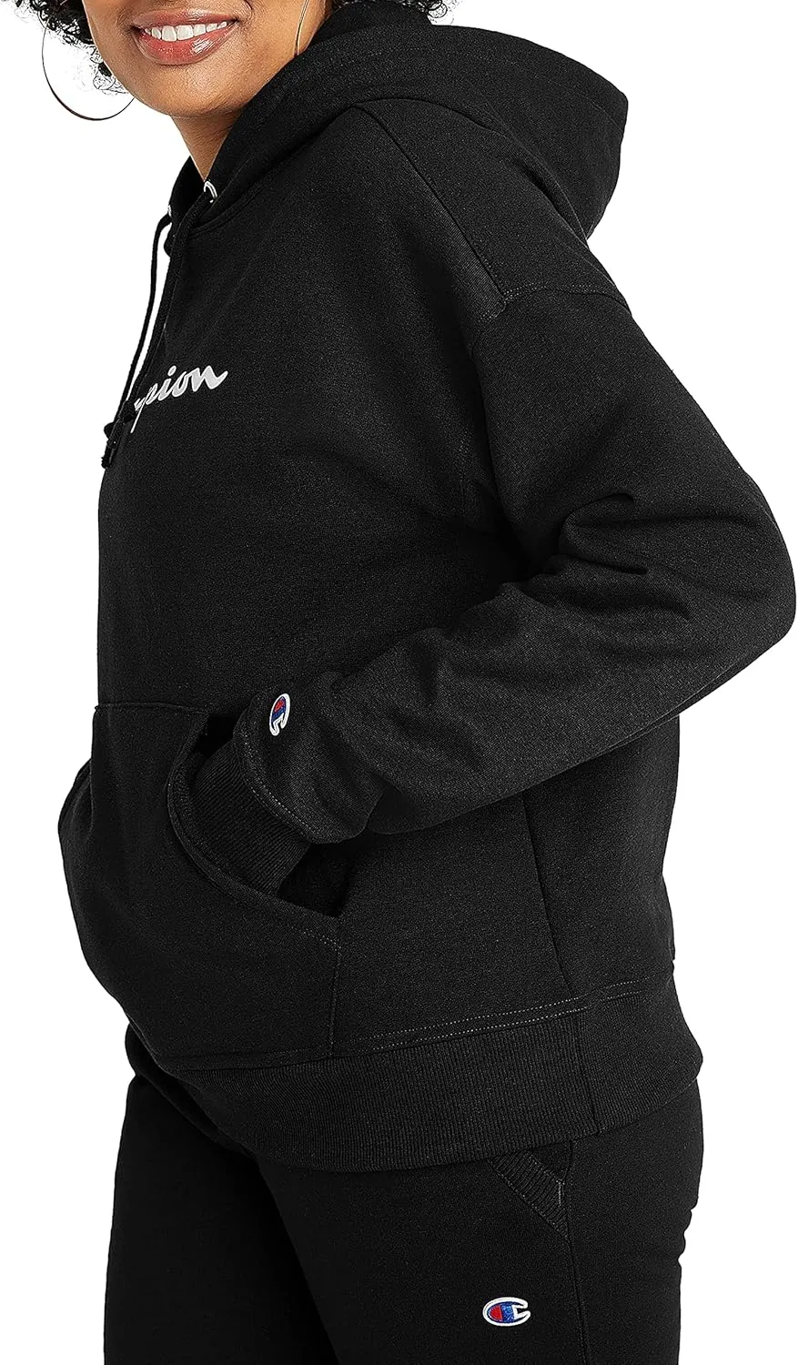 Champion Women's Hoodie, Powerblend, Fleece, Comfortable Hoodie Sweatshirt for Women (Plus Size Available)